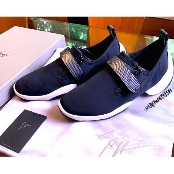 giuseppe zanotti⭐️ NIB carbon fiber strap trainers - Picture 4 of 13